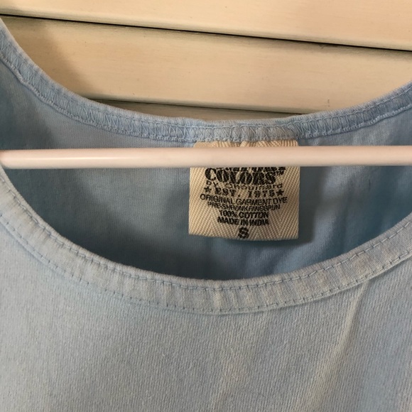 American flag Comfort Colors pocket tank top S - Picture 2 of 4